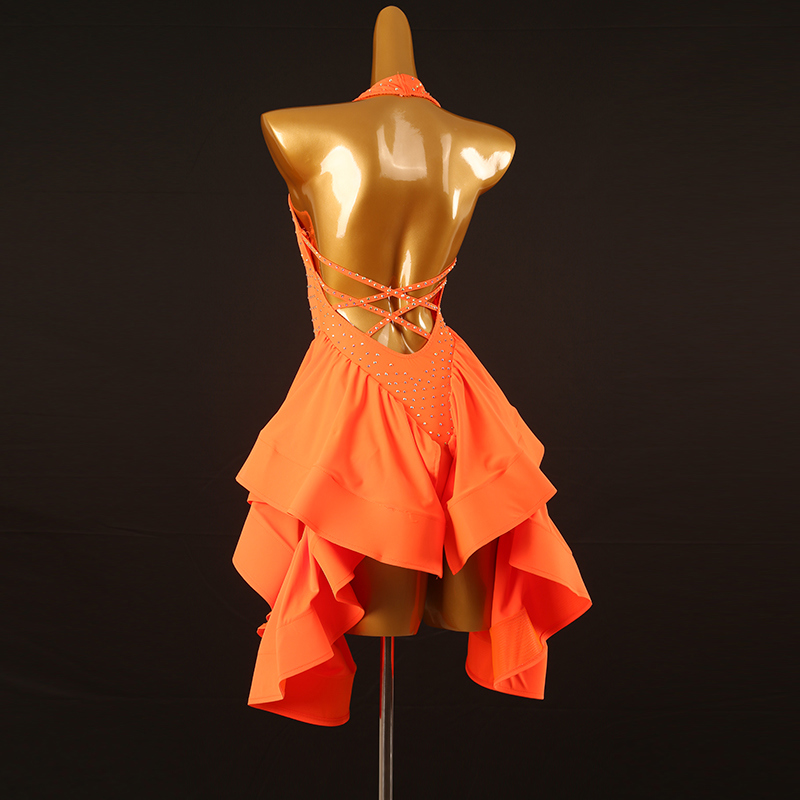드레스 오렌지 색상 이미지-S158L4