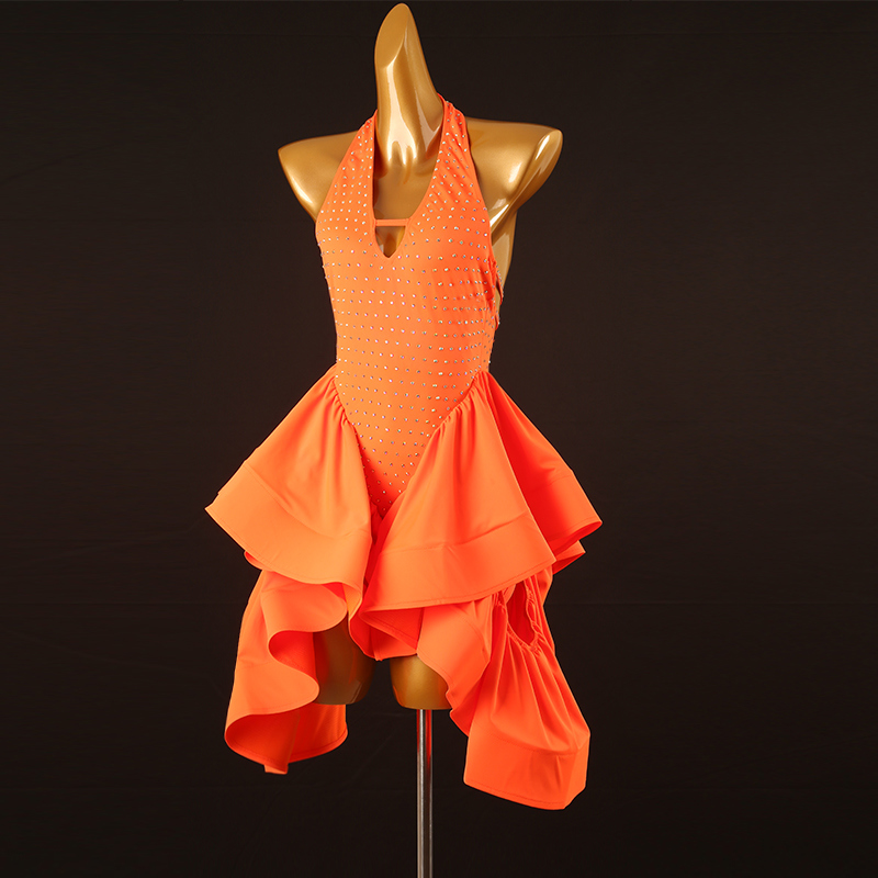드레스 오렌지 색상 이미지-S158L2