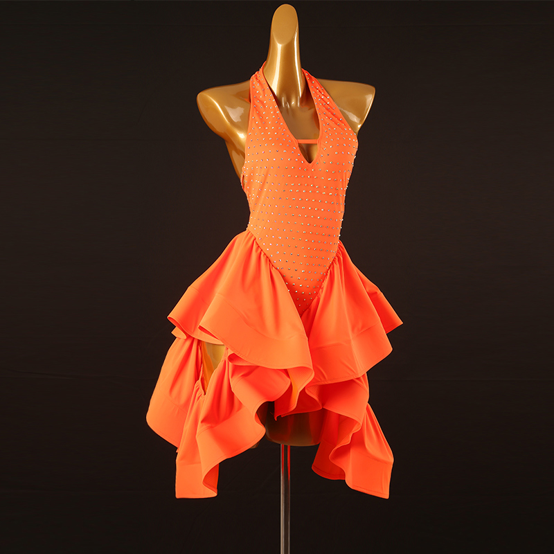 드레스 오렌지 색상 이미지-S158L5